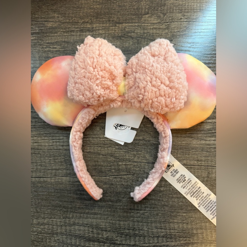 Disney Pink Tie/Dye Sherpa Ears